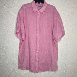 Men’s pink button up
